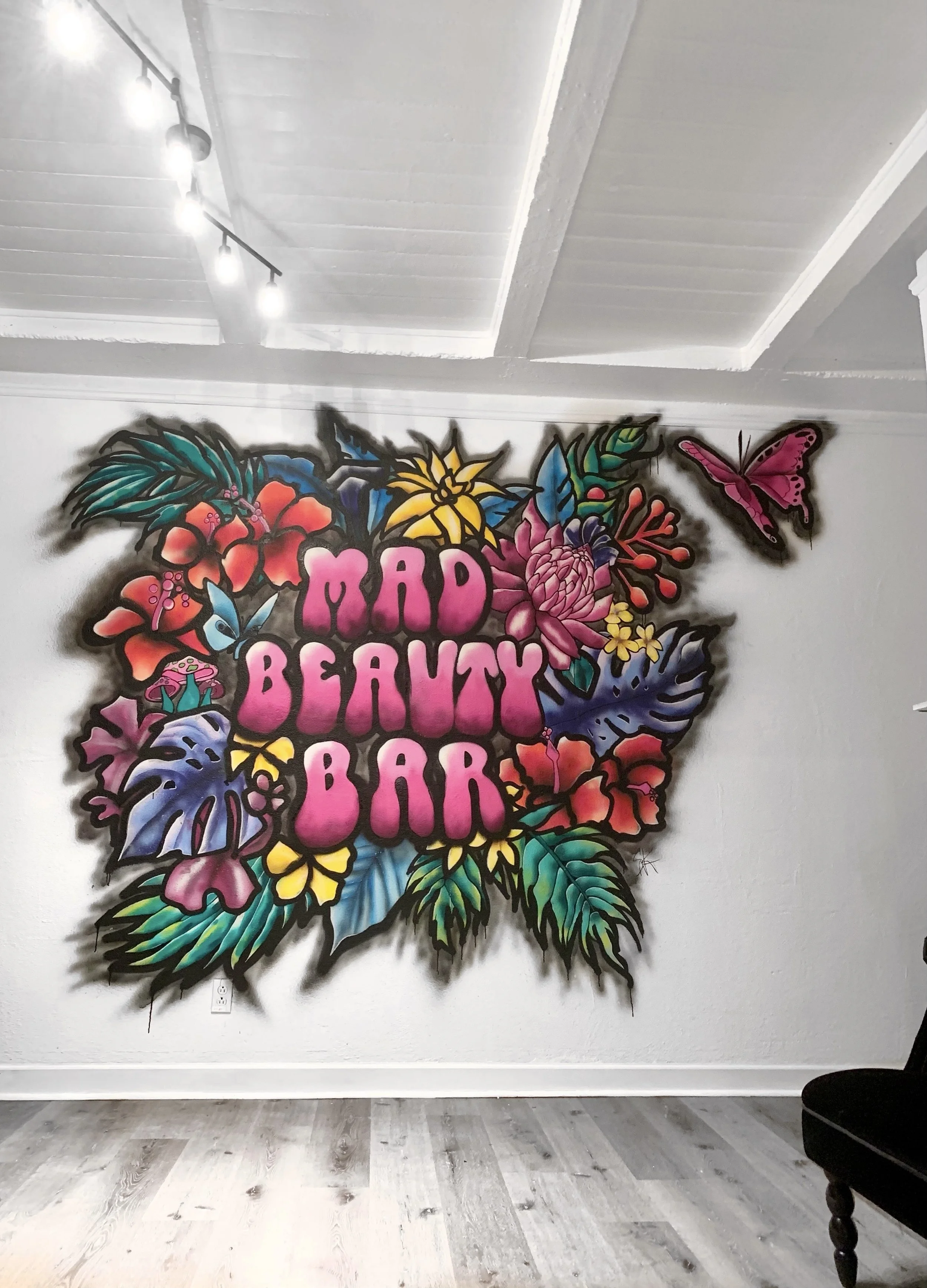 MAD Beauty Bar Mural