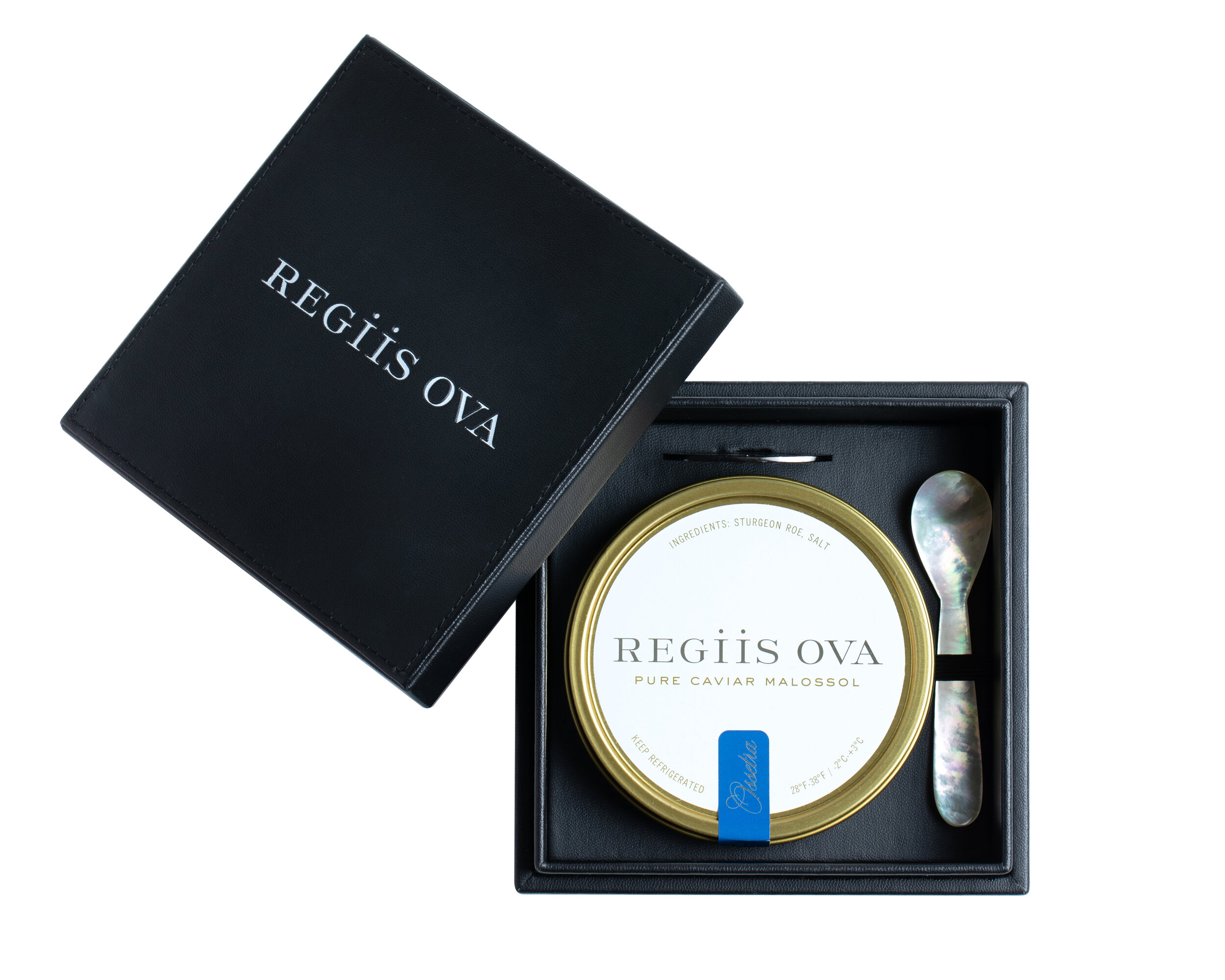Bouchon - Regiis Ova Caviar Service with traditional accoutrements