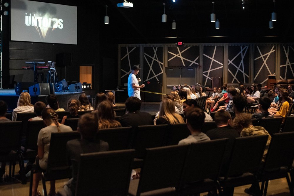 Catalyst students gathered for prayer and community