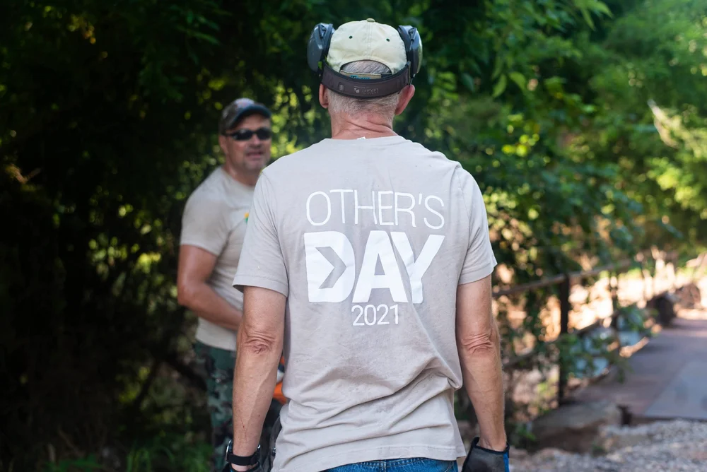 Cornerstone volunteers serving the community