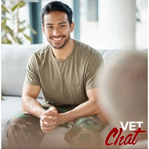 Veterans and their families at Vet-Chat
