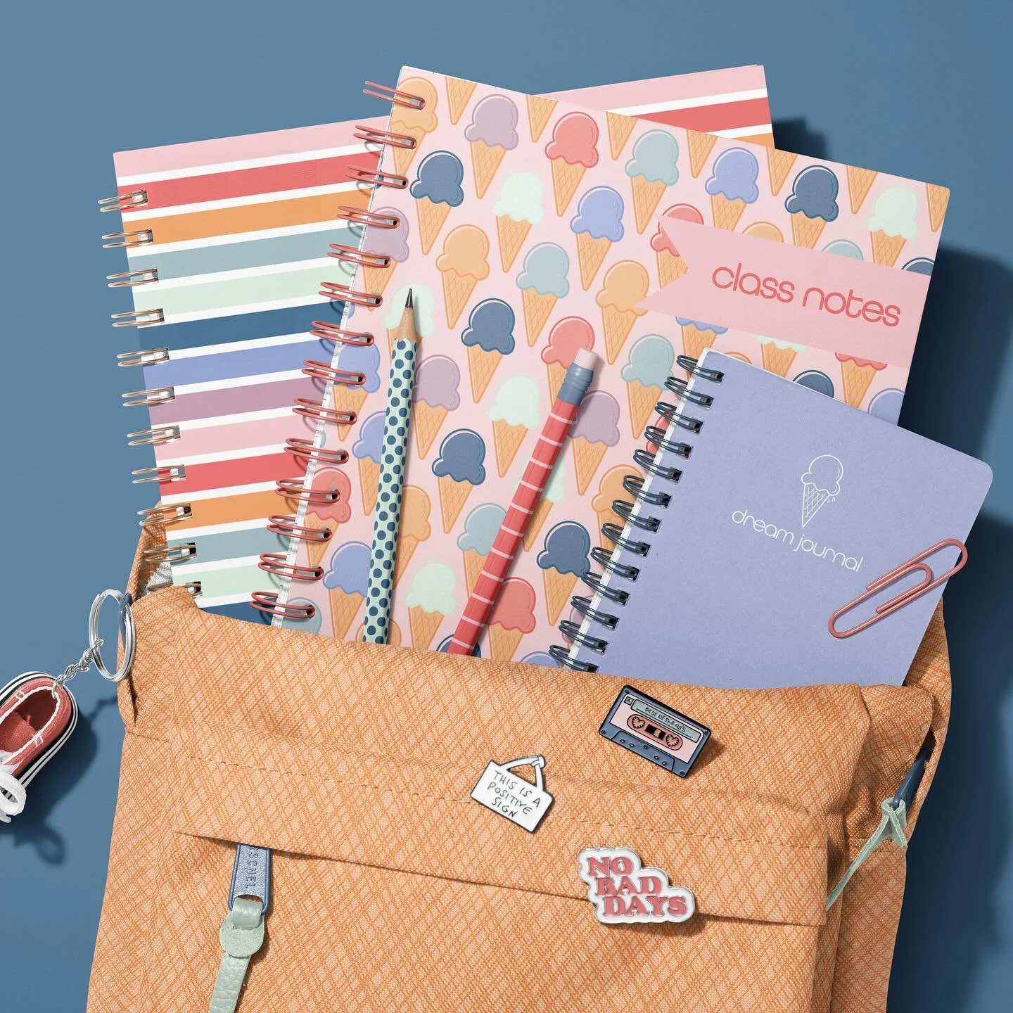 As a frequent buyer of notebooks and bags, this is my favorite @creatsyofficial challenge yet! I adore all the fun details - zipper pulls and enamel pins! #creatsybackpack