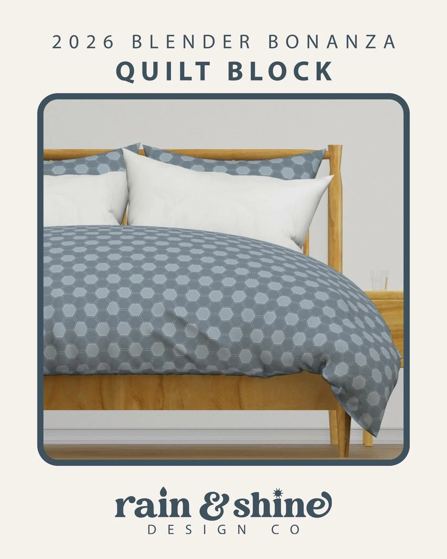 Blender Bonanza Prompt: Quilt Block
 
I made a faux hexie quilt! 
 
#blenderbonanza26 #surfacepatterndesign #hexiequilt
