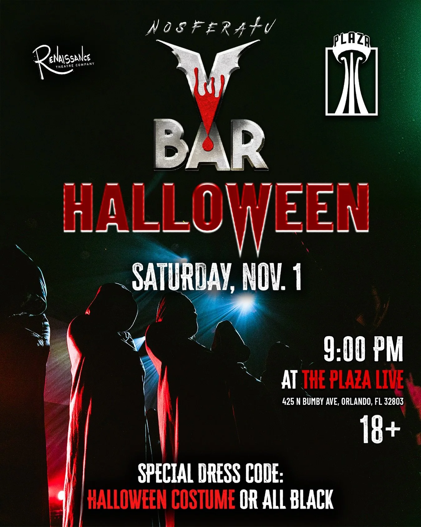 Boo, babies, it&rsquo;s the time of year we&rsquo;ve all been waiting for. Break out that costume you&rsquo;ve been DIYing for three weeks, and let&rsquo;s rage. VBar: Condamned has one final show at @plazaliveorlando on Nov 1st, and we want you to g