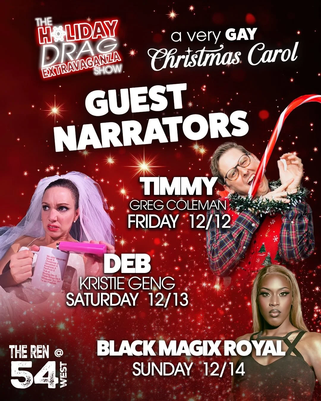 You must&rsquo;ve been awfully good this year, ladies, because we&rsquo;ve got all kinds of guests at &ldquo;The Holiday Drag Extravaganza Show&rdquo; this weekend. Link in bio for tix.