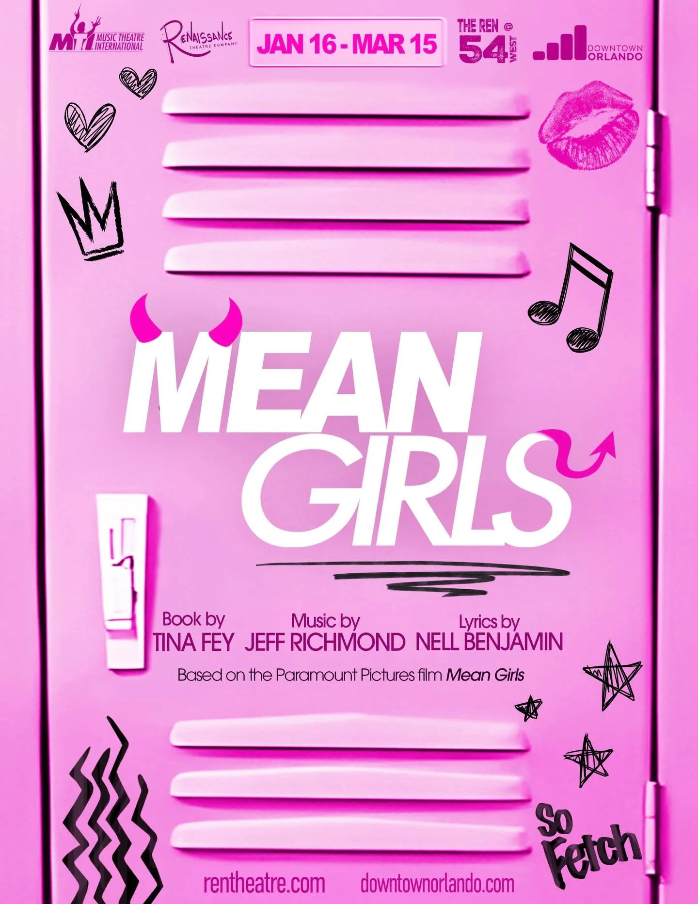 OMG, shut&hellip;.UP! The &ldquo;Mean Girls&rdquo; pre-sale has BEGUN! The &ldquo;You Can&rsquo;t Sit With Us Premium Seats&rdquo; are $40 each &amp; the &ldquo;Regina Re-general Admission Seats&rdquo; are $35. *The Pre-sale ends January 1st (premium
