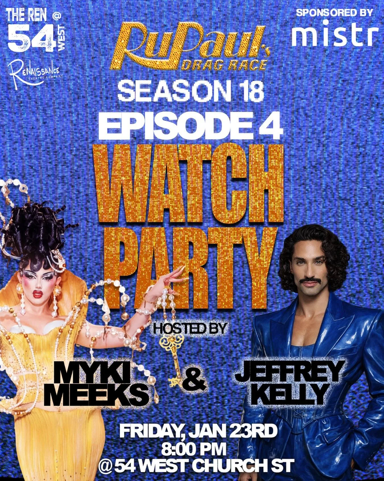 This week, Myki is joined by the creative force behind some of her Season 18 looks&mdash;fashion designer extraordinaire, Jeffrey Kelly. Grab your episode 4 watch party tickets at rentheatre.com