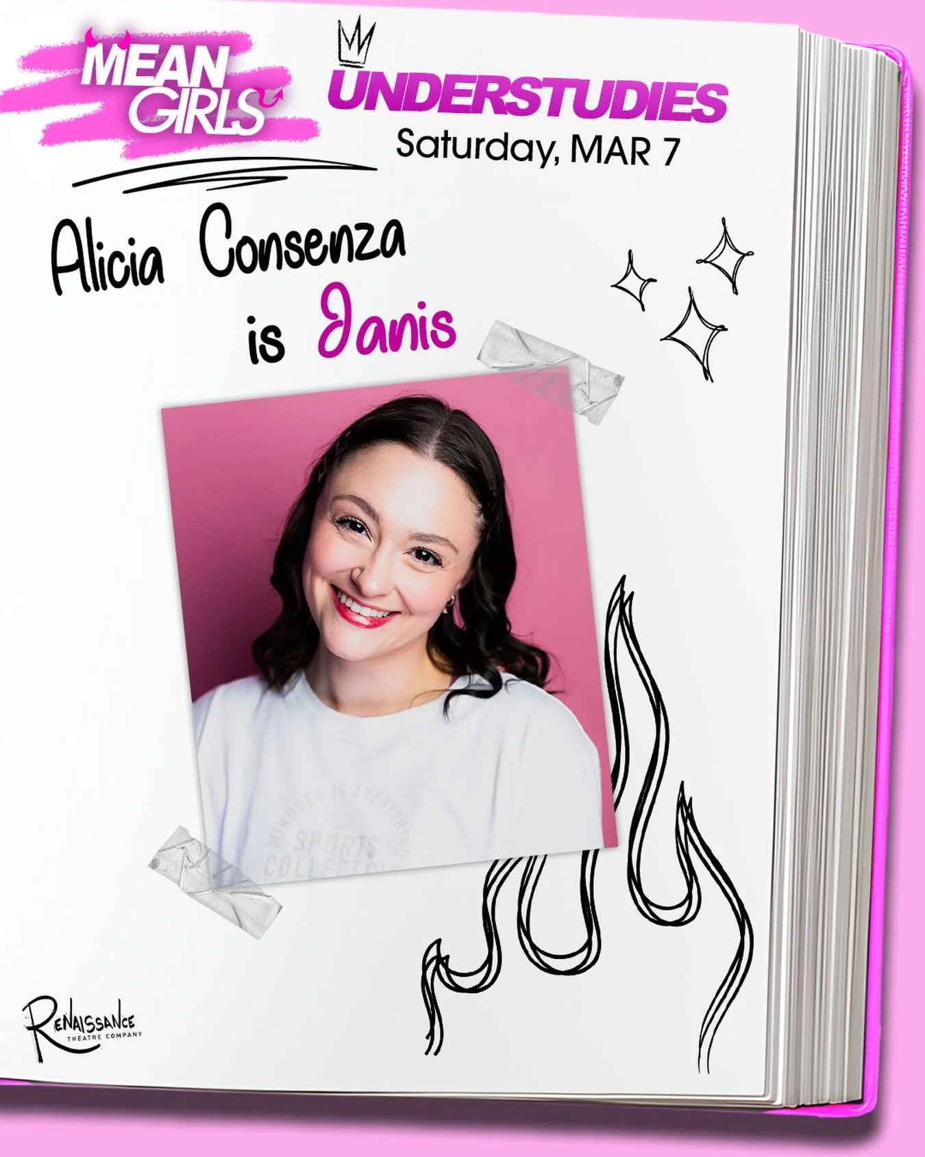 Make way for another art freak in the halls of North Shore! See Alicia raise her right finger as Janis this Saturday, March 7 in &ldquo;Mean Girls.&rdquo; Tickets at rentheatre.com