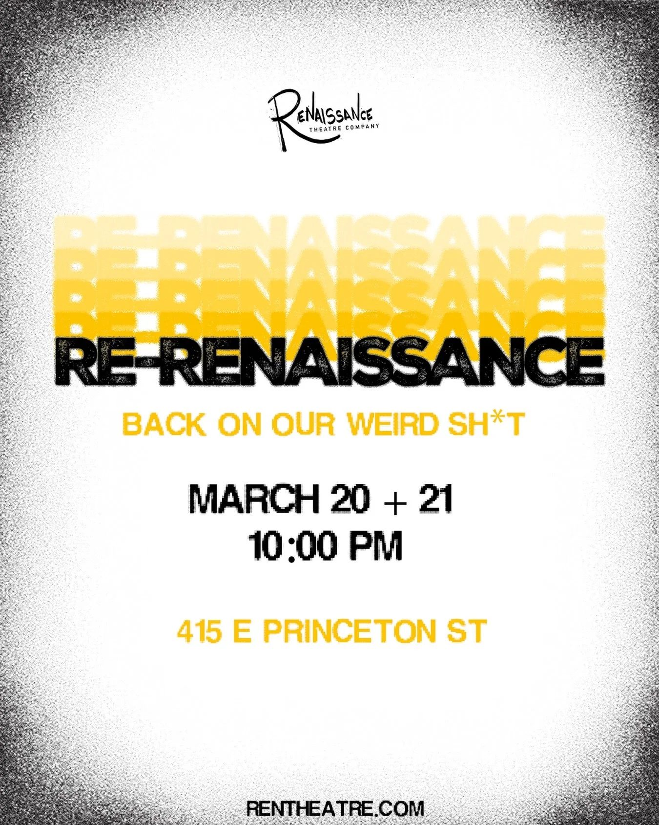 We are UP! Celebrate our &ldquo;Re-Renaissance&rdquo; this Friday &amp; Saturday with a late-night experience packed with live music, dancing, drag, and whole lotta weird sh*t. Double back on Saturday to soak up the final night of homecoming week. We