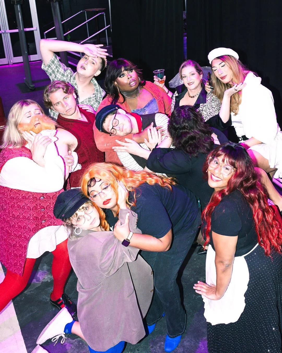 It&rsquo;s like a renaissance painting. The Office Holiday Party cast is back next week to sing GREASE at Musical Mondays. August 17. Tickets at rentheatre.com

Photo by @chejoserivera