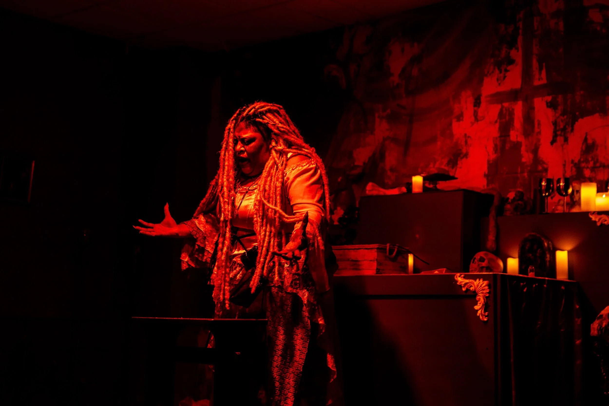 It&rsquo;s the season of The Witch. See the horrors she conjures in Nosferatu: The Citadel. 

Photo of Taty Arroyo by @jc.px_