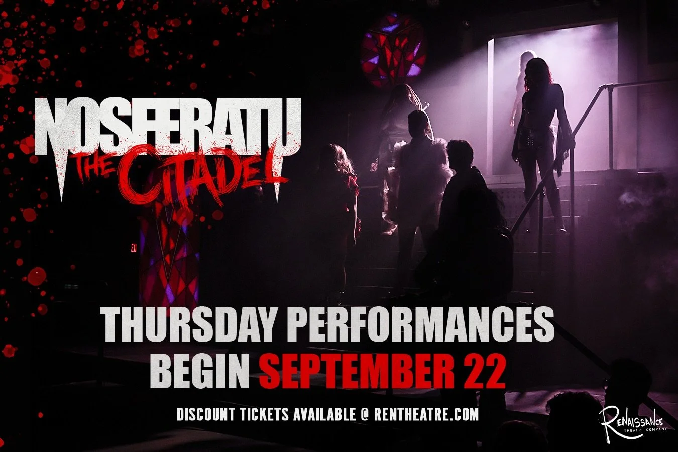 ( Blood) Thirsty Thursday anyone? The Vamps are now roaming the Citadel Thursdays - Saturdays. Discounted tix available @ rentheatre.com