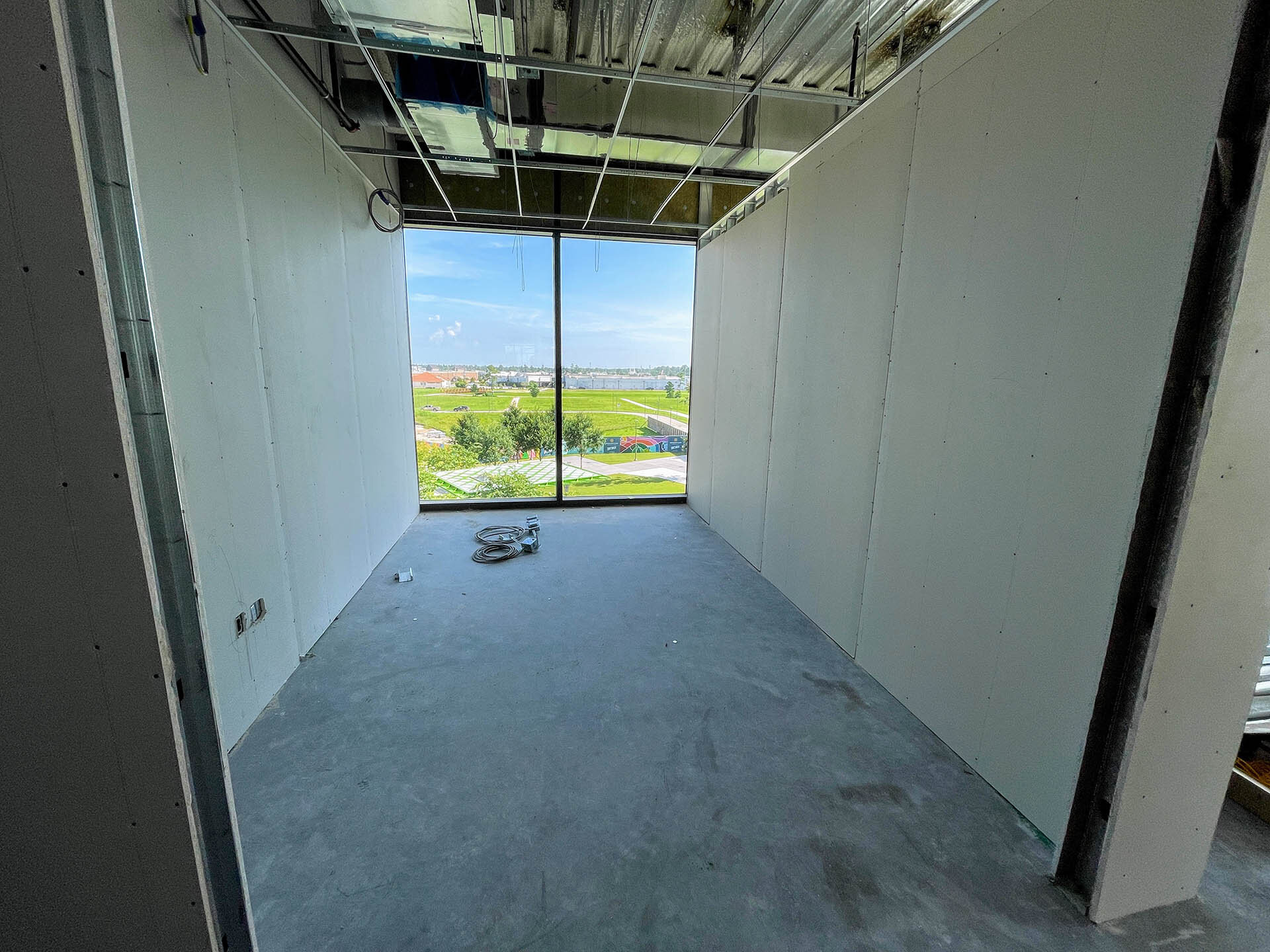 Our first offices get all their walls - 7/14/21