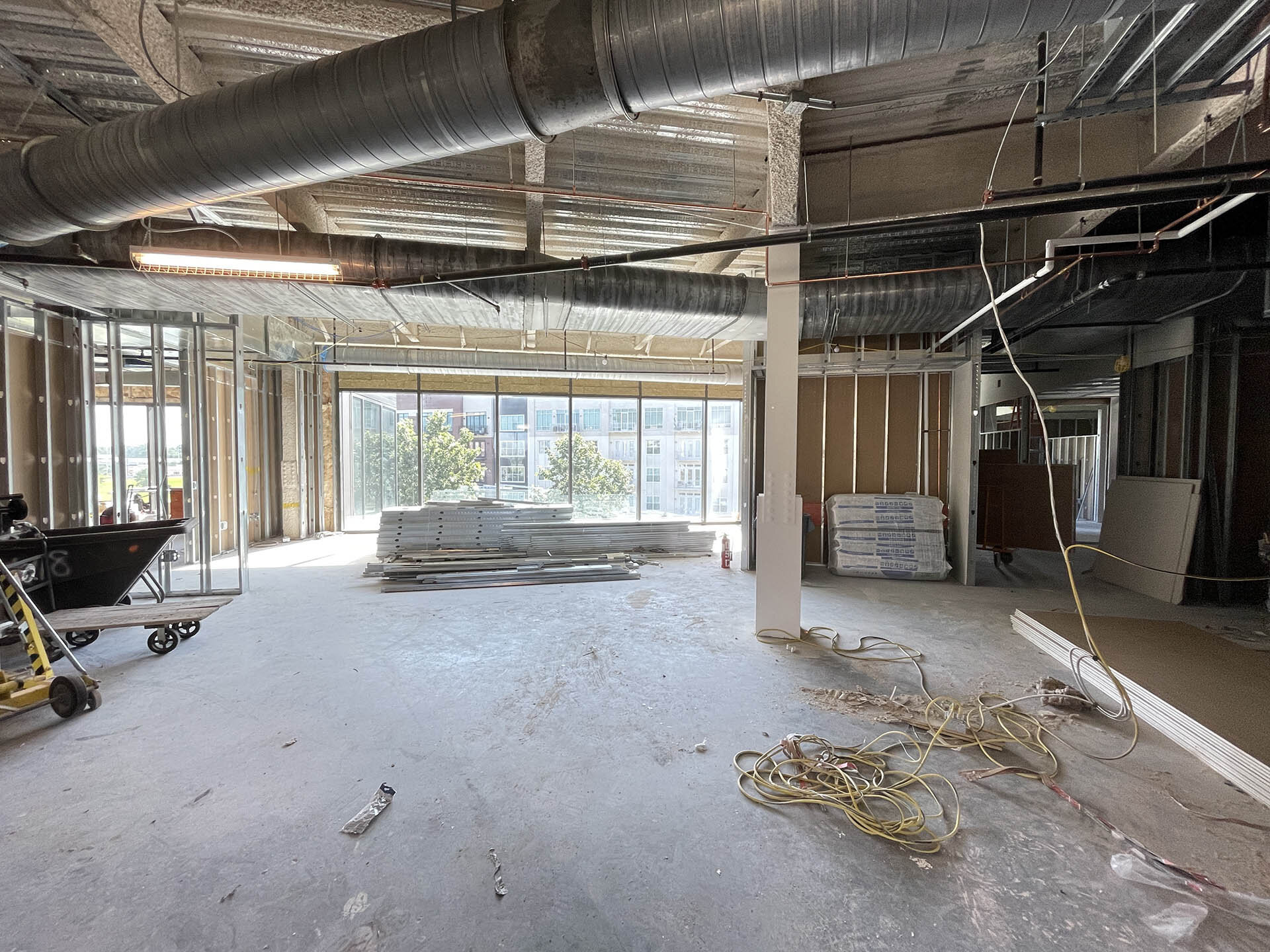 The Hospitality Room starts to take shape - 7/14/21