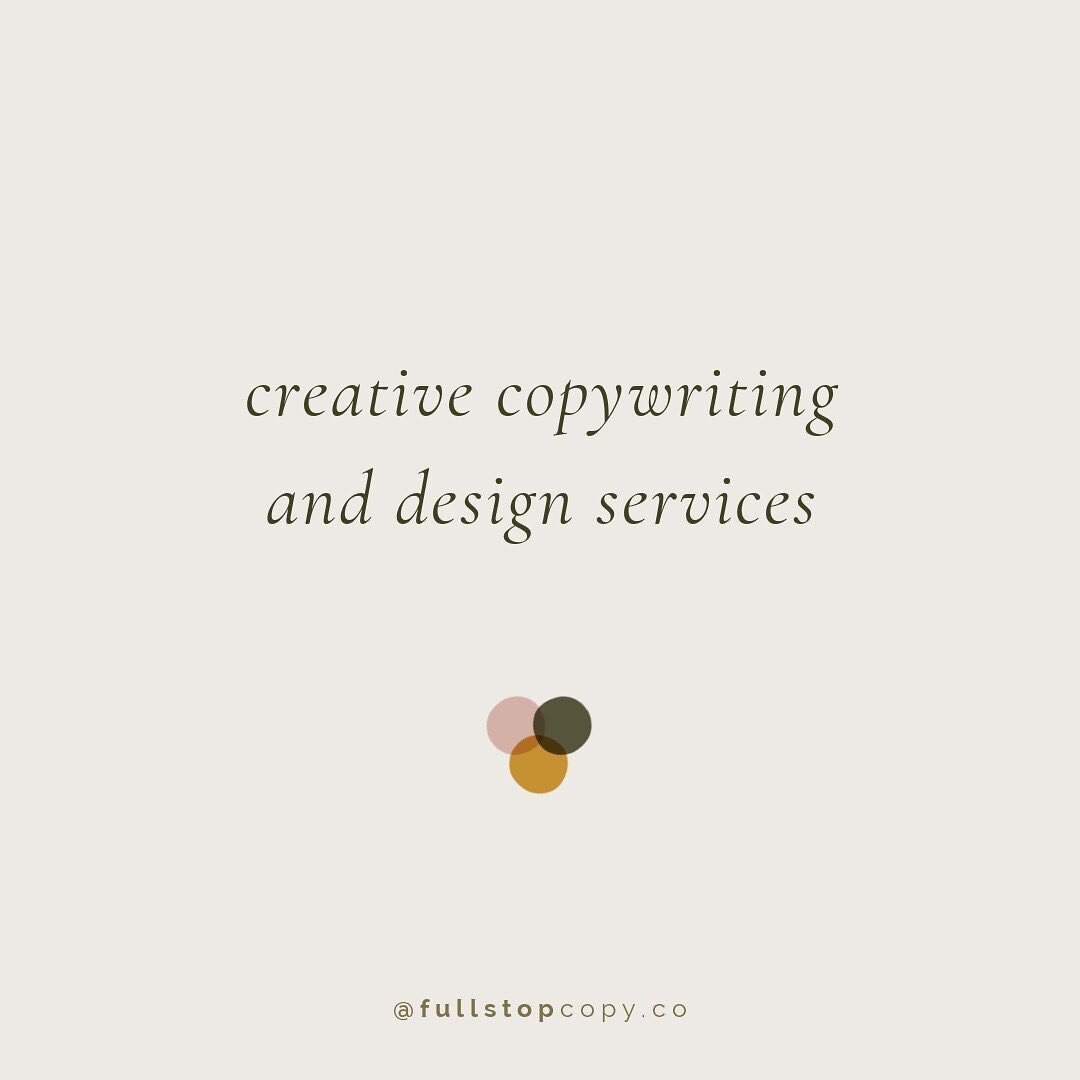 What is #FullStopCopy? ✍🏼 Creative copywriting + design services for special interest journalism, small businesses, and nonprofits.

. 
.
.
.
.
.
#copywriting #creativeideas #copyediting #wordsmiths #copywritersofig #kansascitycreative #kccreatives 