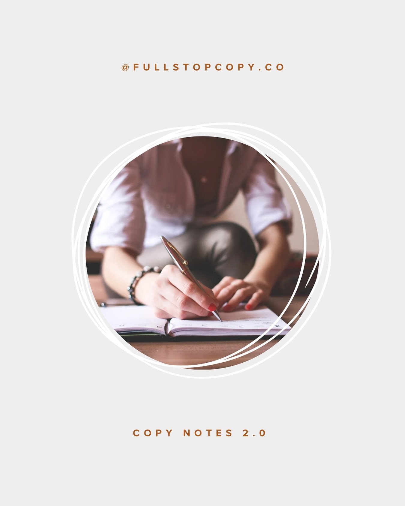⏰ Is it time to resurrect COPY NOTES? What kind of writerly, design-y, brand-like things would you like to read about? Hot tips for writing or hot goss for what&rsquo;s trending? I&rsquo;m all ears (or eyes)!