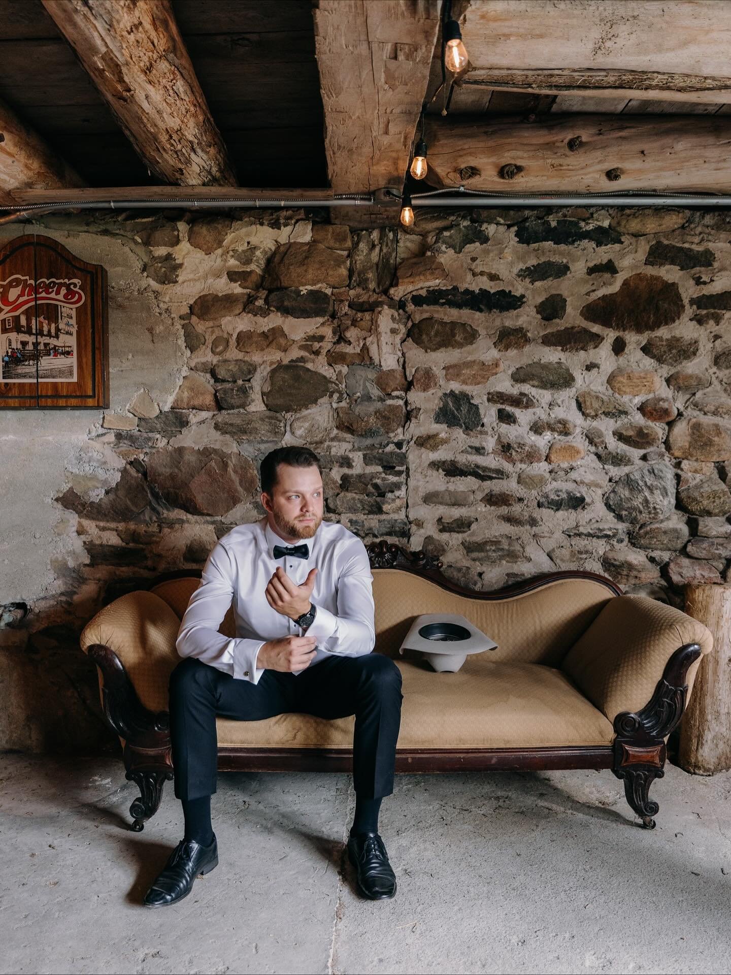 the groom room

did you know we have a space full of character &amp; charm for the groom and groomsman to hangout, get ready, and take a few photos on site before the big day begins!?!