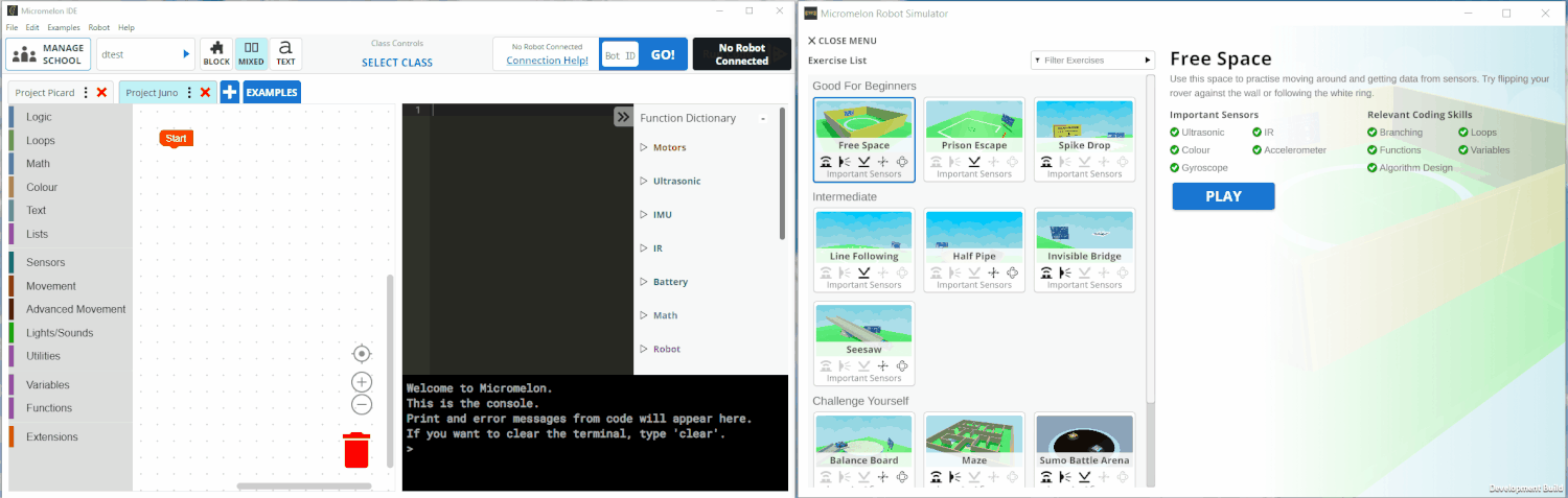 Getting Started With The Robot Simulator — Micromelon Robotics