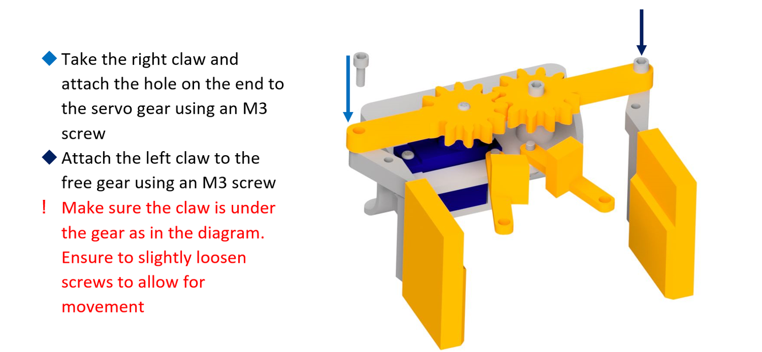 Build Guide: Claw — Micromelon Robotics