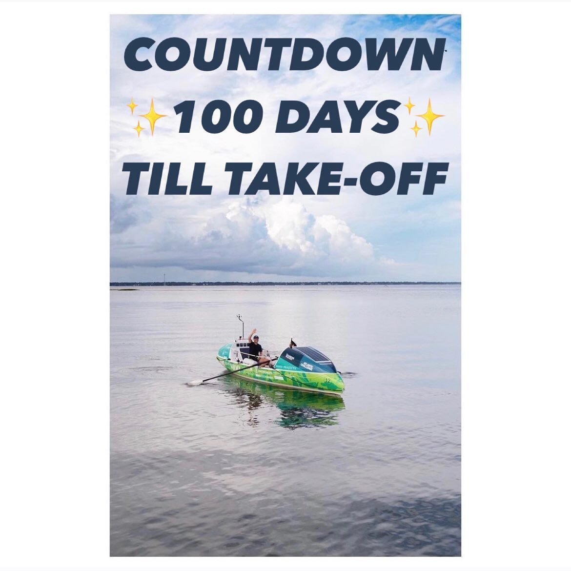It is T-minus 100 days until our Dreamboats take-off from the Canary Islands 🇮🇨 and row over 3,000 nautical miles across the Atlantic Ocean, to Antigua in the Caribbean 🌊 

They will be unassisted and 35 other boats in the race. Learn more &amp; f