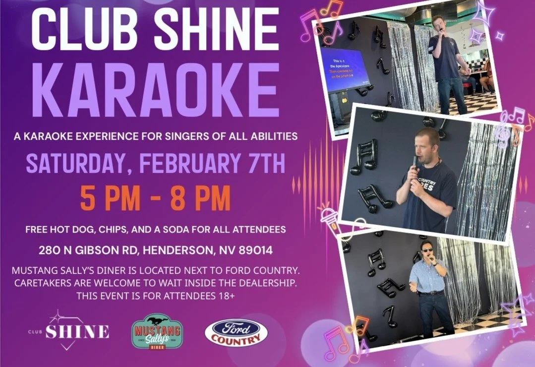 Another #karaoke experience for singers of all abilities is happening THIS Saturday, February 7th! Our friends at Club Shine our hosting a fun evening filled with tunes, food, and fun at @mustangsallysdiner_ located next to @fordcountrylv. Must be 18