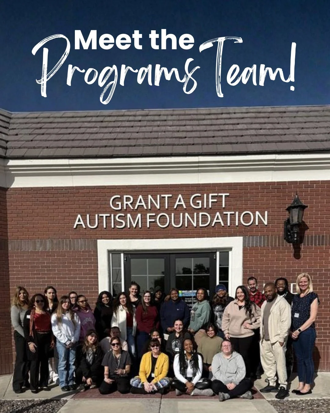 Meet our Programs Team at The Ackerman Center! ⁠
💙⁠
Behind every breakthrough, milestone, and moment of growth is this incredible group of RBTs and BCBAs showing up with skill, heart, and dedication day in and day out.⁠
⁠
From supporting our younges