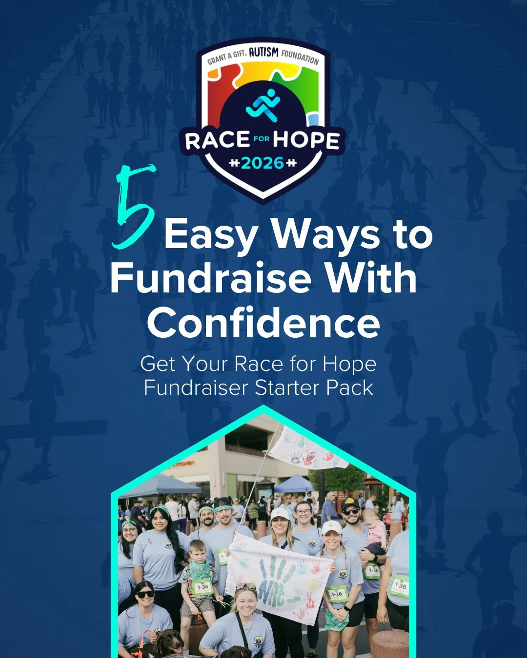 Race for Hope 2026 is coming up on Saturday, April 18 at Lee&rsquo;s Family Forum, and your support can make a real impact.⁠
💙🏃&zwj;♀️⁠
Our new Fundraiser Starter Pack shares 5 easy ways to raise funds with confidence, from personalizing your page 