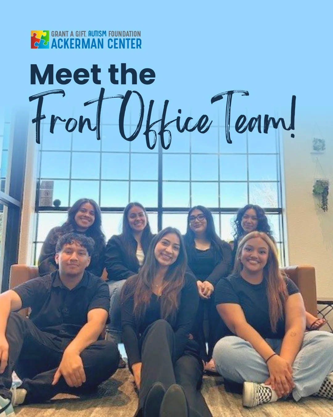 The first faces you see, and the ones who help guide you every step of the way - we love our Front Office Team!⁠
⁠
They are here to welcome families into the Ackerman Center with care, compassion, and support from the very start. From clinical evalua