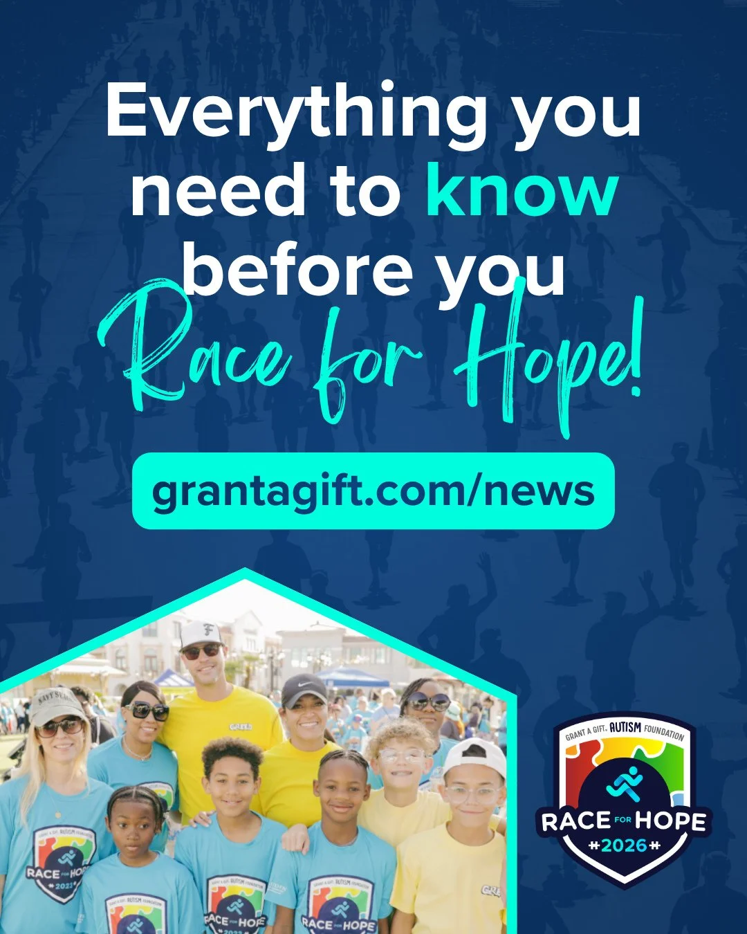 Race for Hope is almost here&hellip; and we can&rsquo;t wait to see you THIS SATURDAY! 💙🏃&zwj;♀️⁠
⁠
Before you head out, make sure you&rsquo;re ready for race day! From shirt pick-up and parking to the full schedule, activities, and what to expect 