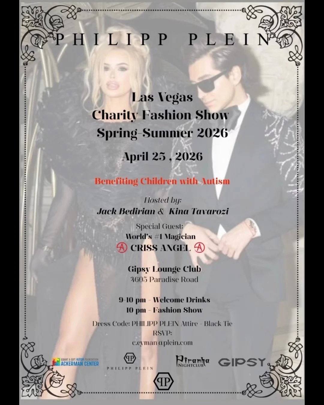 Fashion meets purpose this week in Las Vegas. ✨ We&rsquo;re honored to be part of a special charity experience with @philipppleinofficial, supporting Grant a Gift Autism Foundation in celebration of Autism Acceptance &amp; Awareness Month. 💙⁠
⁠
Star