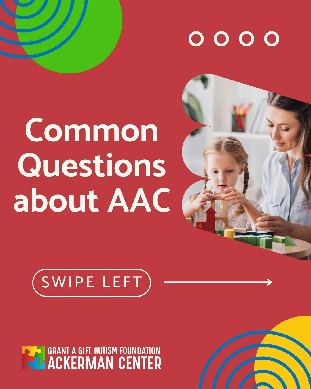 💬 Curious about AAC (Augmentative and Alternative Communication)?⁠
⁠
Here are a few common questions we hear:⁠
❓Is AAC only for older kids?⁠
Nope! AAC benefits people of all ages&mdash;even toddlers under 3.⁠
⁠
❓Does AAC stop a child from learning t