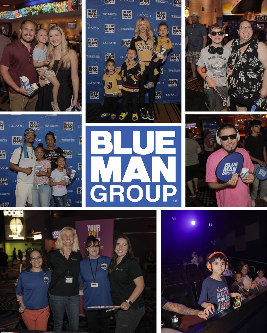 Our ninth Blue Man Group Sensory-Friendly Performance was a day to remember, bringing together families from across Southern Nevada for an experience centered around joy, accessibility, and connection!⁠
⁠
Thank you to @bluemangroup, Luxor Las Vegas, 