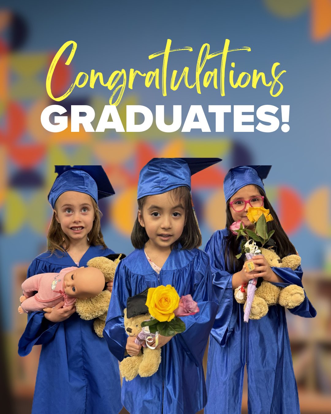 Last week we celebrated three incredible girls as they graduated from our comprehensive #ABA program and begin their next adventure&mdash;Kindergarten! 🎓💜⁠
⁠
Over the past 2&frac12; years, we&rsquo;ve shared countless moments together. We played, l