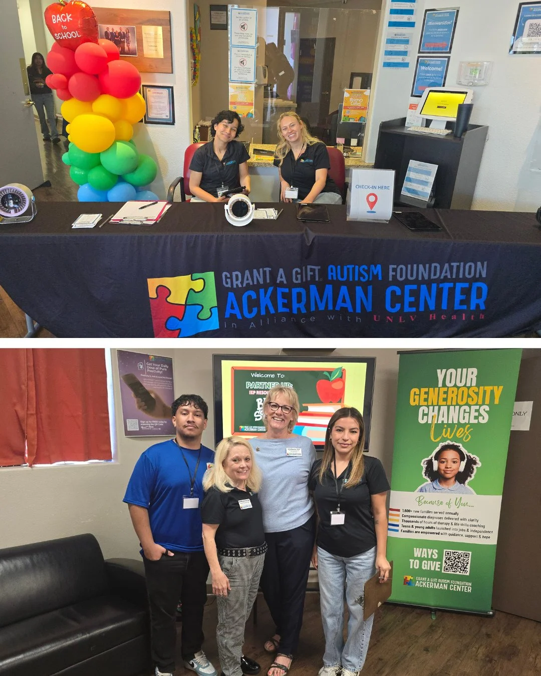 What an incredible day at our PARTNER UP: Back-to-School IEP Resource Fair!⁠
📚💙⁠
Last weekend, 77 families and 200+ attendees joined us at the Ackerman Center to prepare for a successful school year. We connected families with trusted resources, an