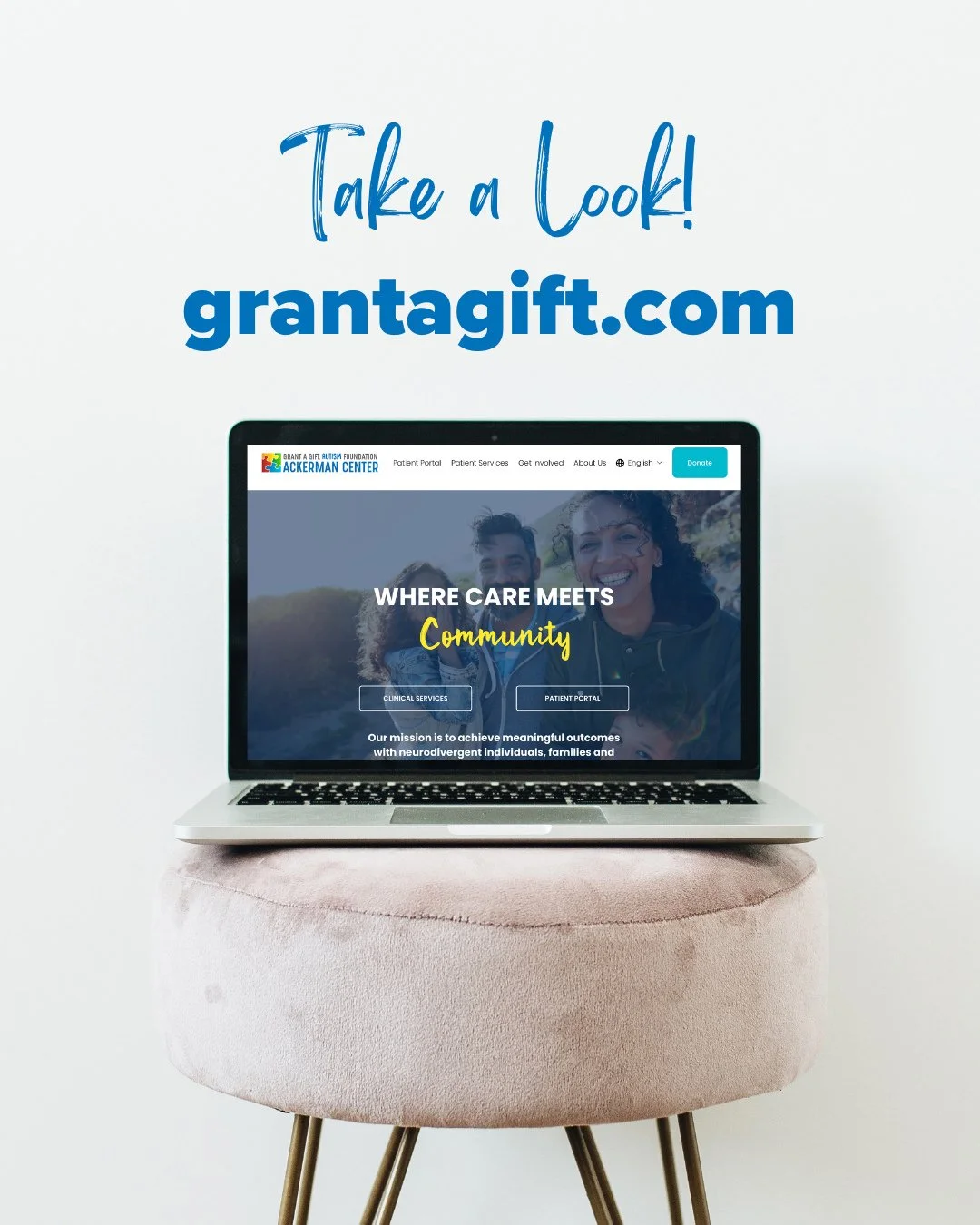We're excited to share a fresh new look for grantagift.com!⁠
⁠
Whether you're discovering our organization for the first time or have been part of our community for years, our refreshed homepage makes it easier to explore who we are, what we do, and 