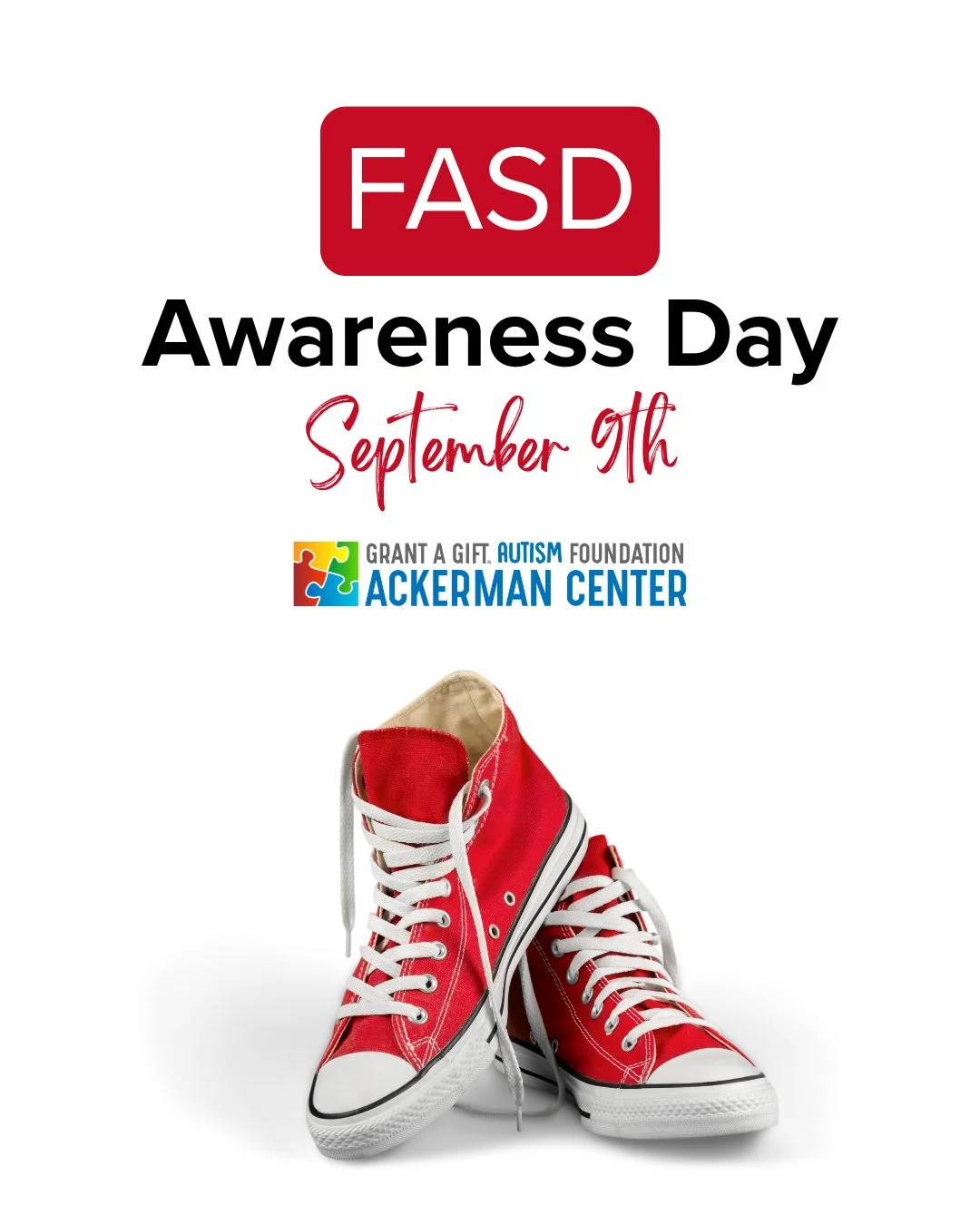 Today is Fetal Alcohol Spectrum Disorder (FASD) Awareness Day. ❤️⁠
⁠
Recognized each year on September 9, the 9th day of the 9th month represents the nine months of pregnancy and serves as an opportunity to increase understanding of FASD, reduce stig