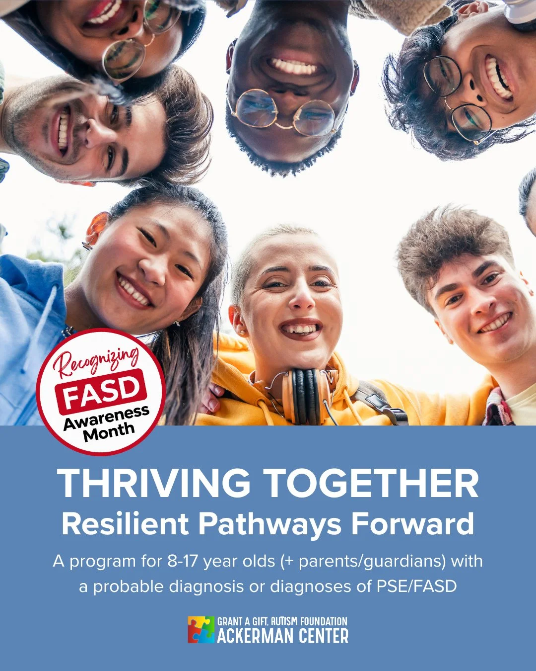 September is FASD Awareness Month, a time to build greater understanding of Fetal Alcohol Spectrum Disorder and, just as importantly, connect families with meaningful support. ❤️⁠
⁠
At the Ackerman Center, one way we&rsquo;re putting that awareness i