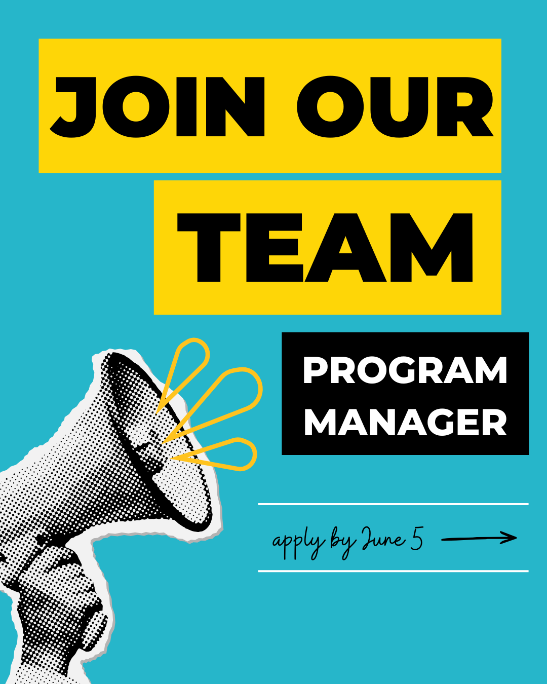 We’re hiring a Program Manager