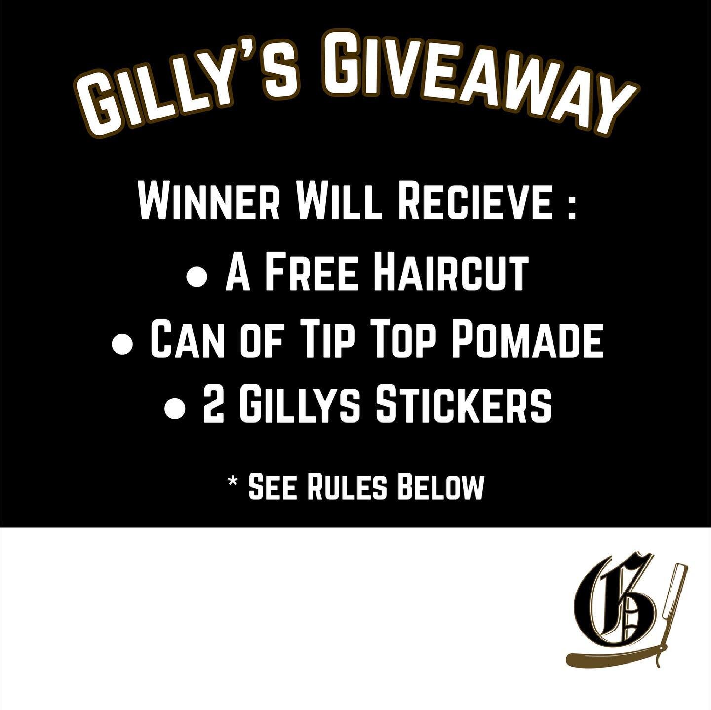 Giveaway Time!! 

All you got to do to enter is the  following : 
1. Tag 3 Friends
2. Share this post to your story
3. Follow The Shop

Winner will be picked this Thursday July 1st 🙌🏻 Good luck and thank you all for your continued support ! #Gillys
