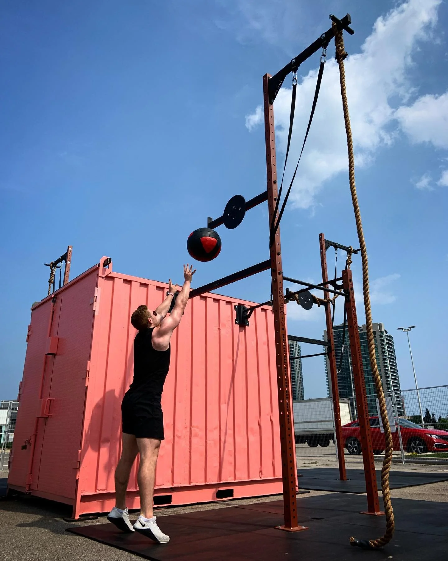 If you thought it couldn&rsquo;t get any better, it does! Say hello to wall ball targets. We all know how much it can be a love hate relationship&hellip; right now we LOVE! 

DM us for inquiries on all our packages! 

#supportlocal #community #crossf