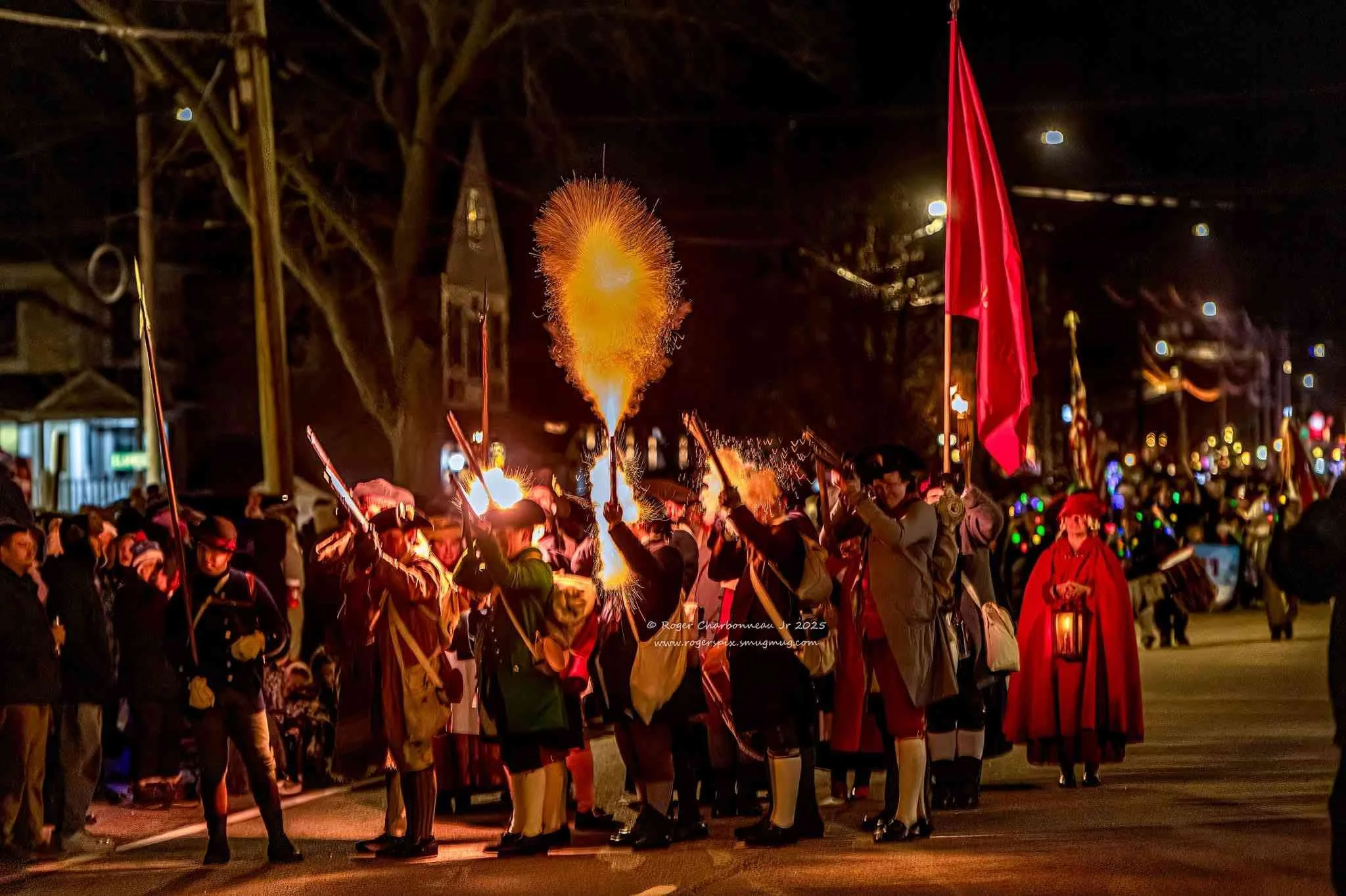Old Saybrook Torchlight Parade, 2025