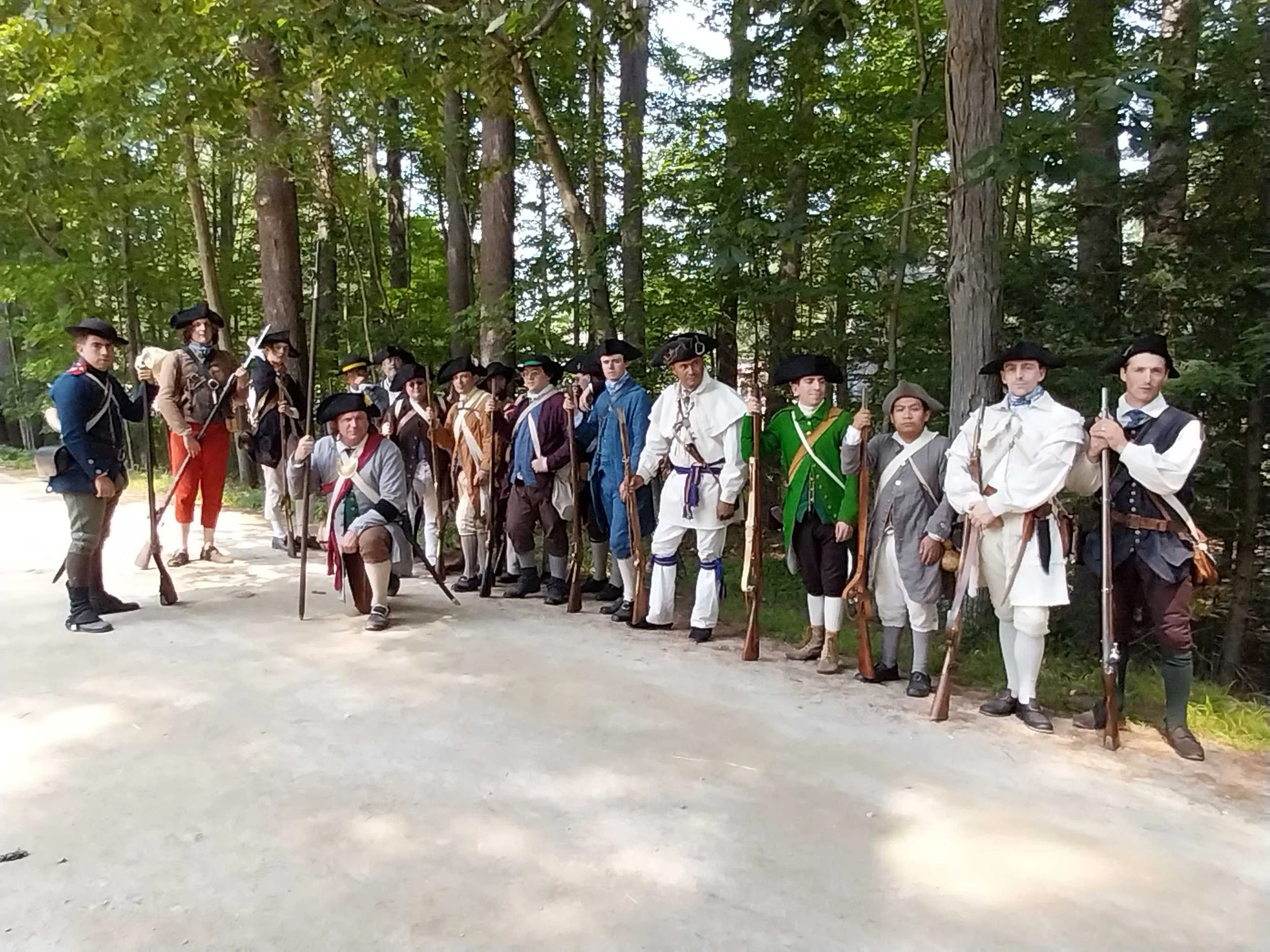 Lebanon Militia with the Stow Minutemen and the 25th Continentals at Redcoats and Rebels 2025
