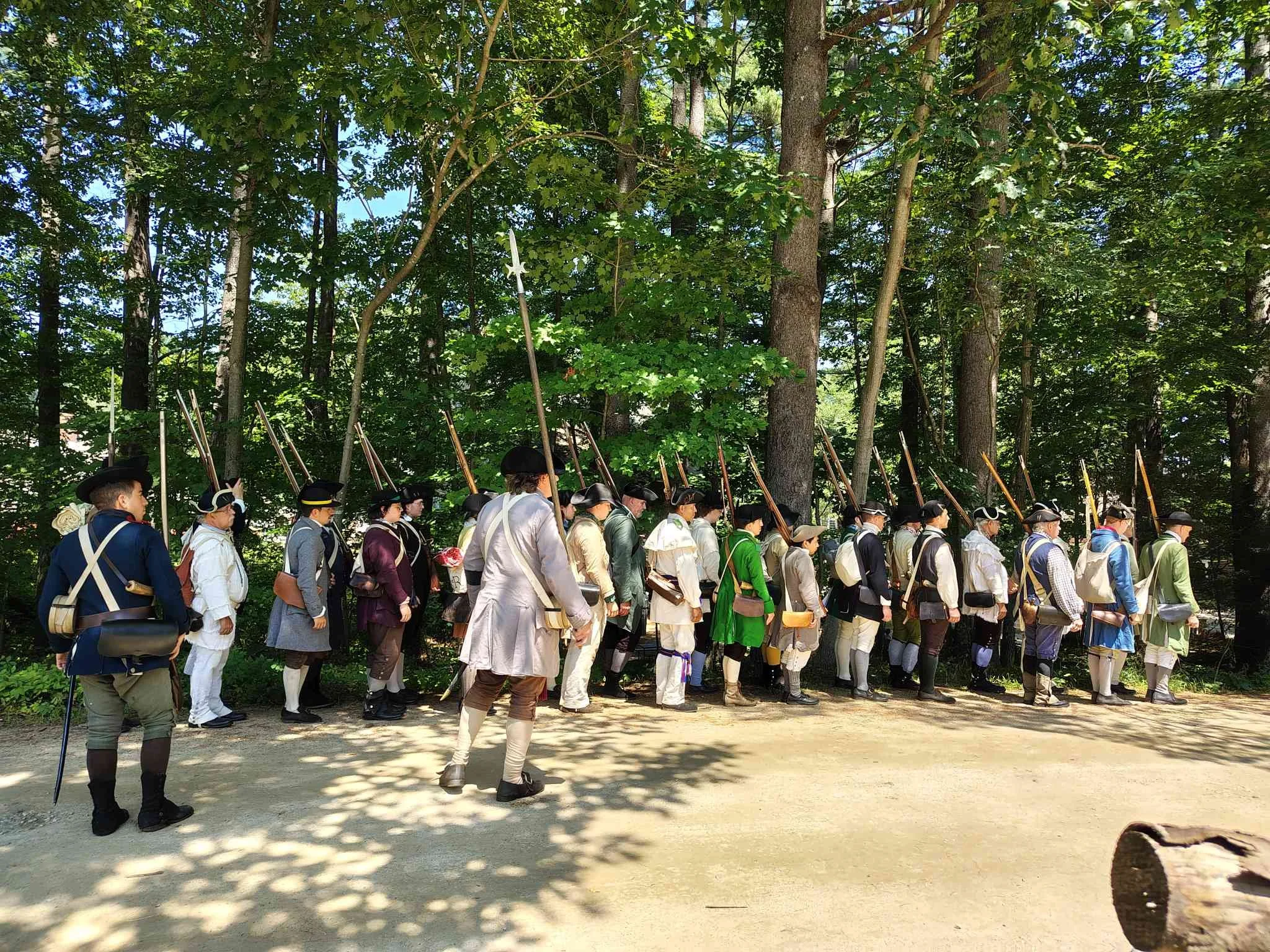 Lebanon Militia with the Stow Minutemen and the 25th Continentals at Redcoats and Rebels 2025