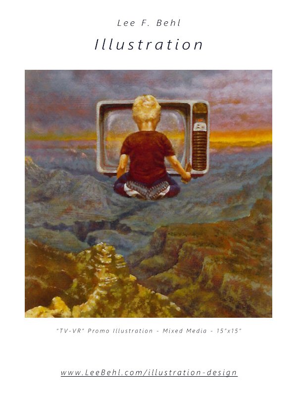 "TV-VR" - Promo Illustration