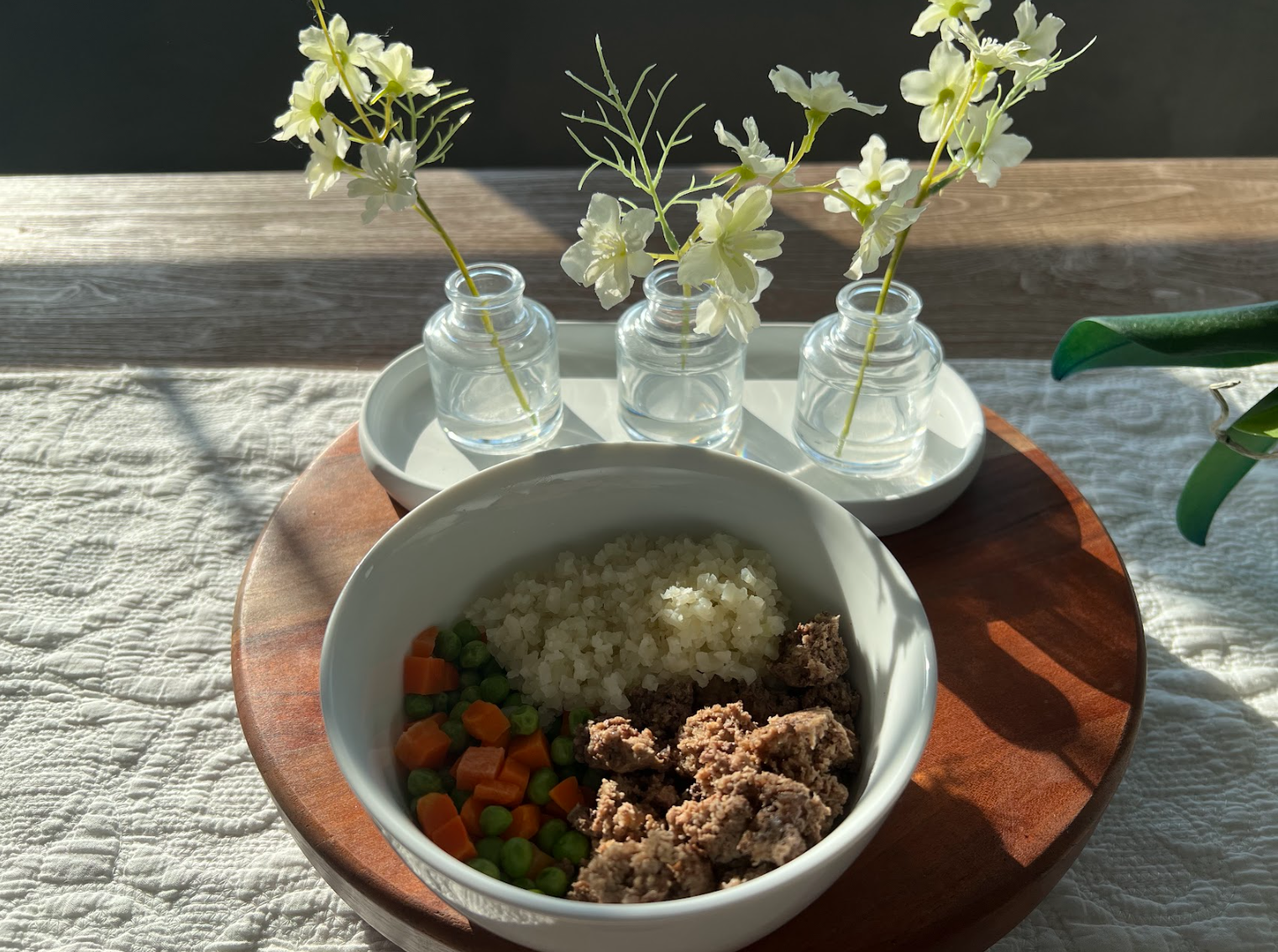 Bison Bowl - Riced Cauliflower