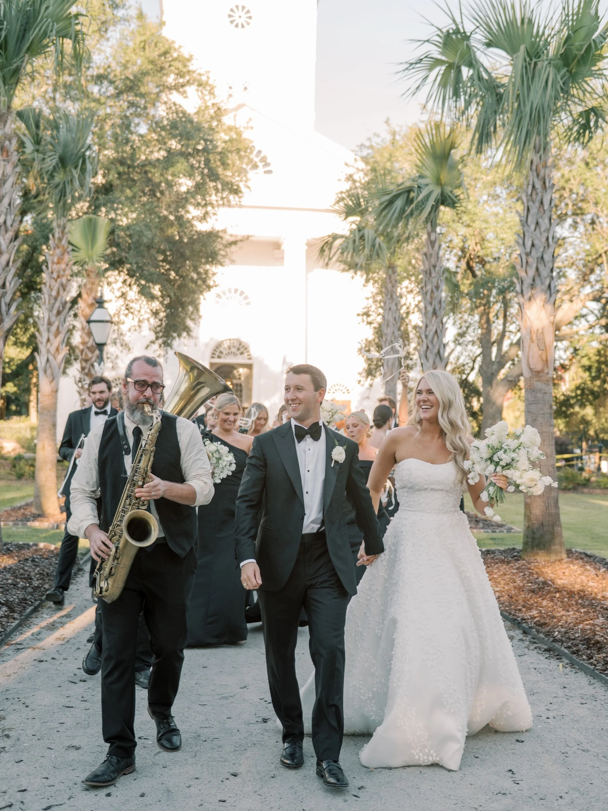One year of Courtney &amp; James! 🤍 From a classic Charleston ceremony to a second line through the streets and a celebration that carried well into the night, this was one for the books! Happy first anniversary to these two!
.
.
.

Planning &amp; D
