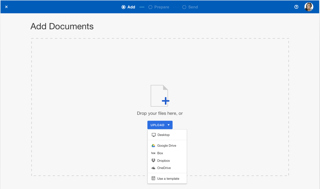 DocuSign Drop Menu.png