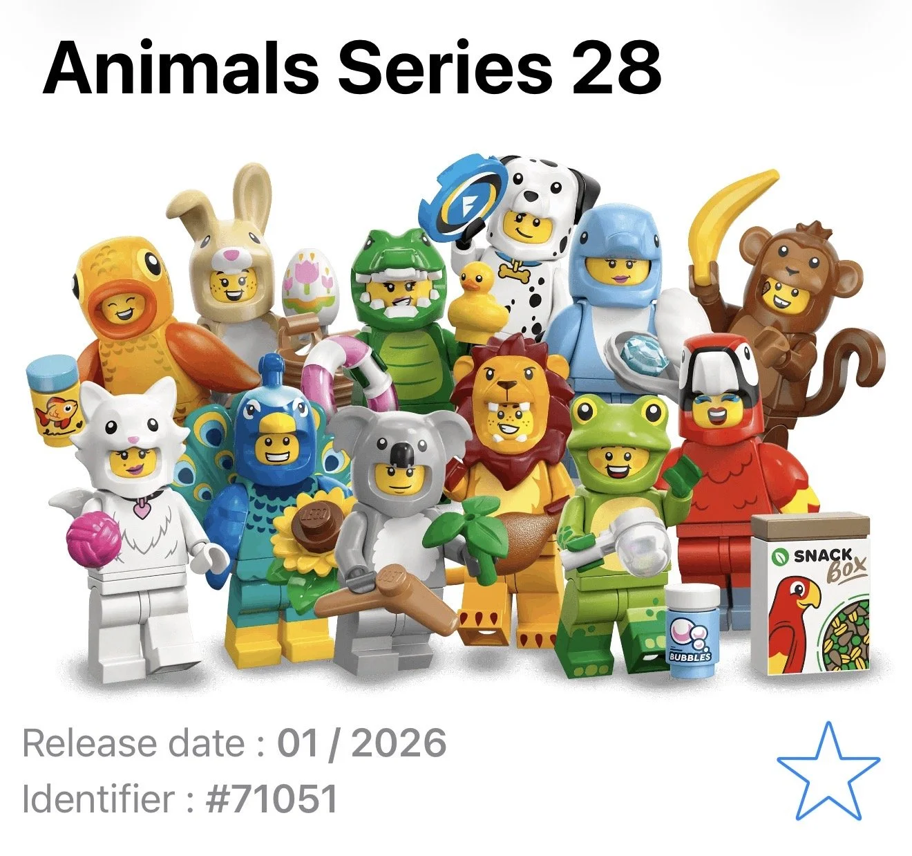 Lego Series 28: Animals