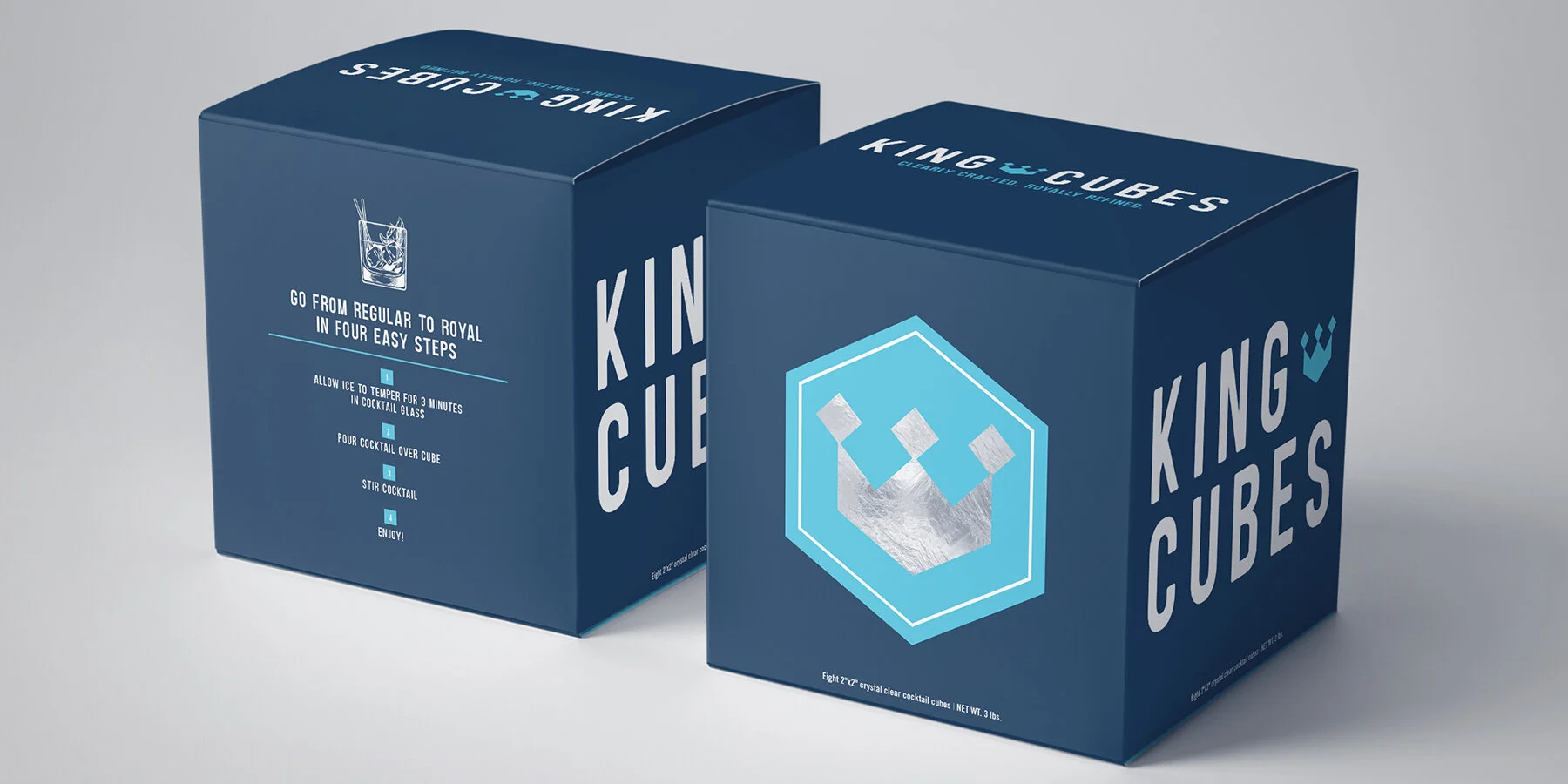 InTandem Marketing / 2019 / King Cubes Packaging / Creative Direction, Design