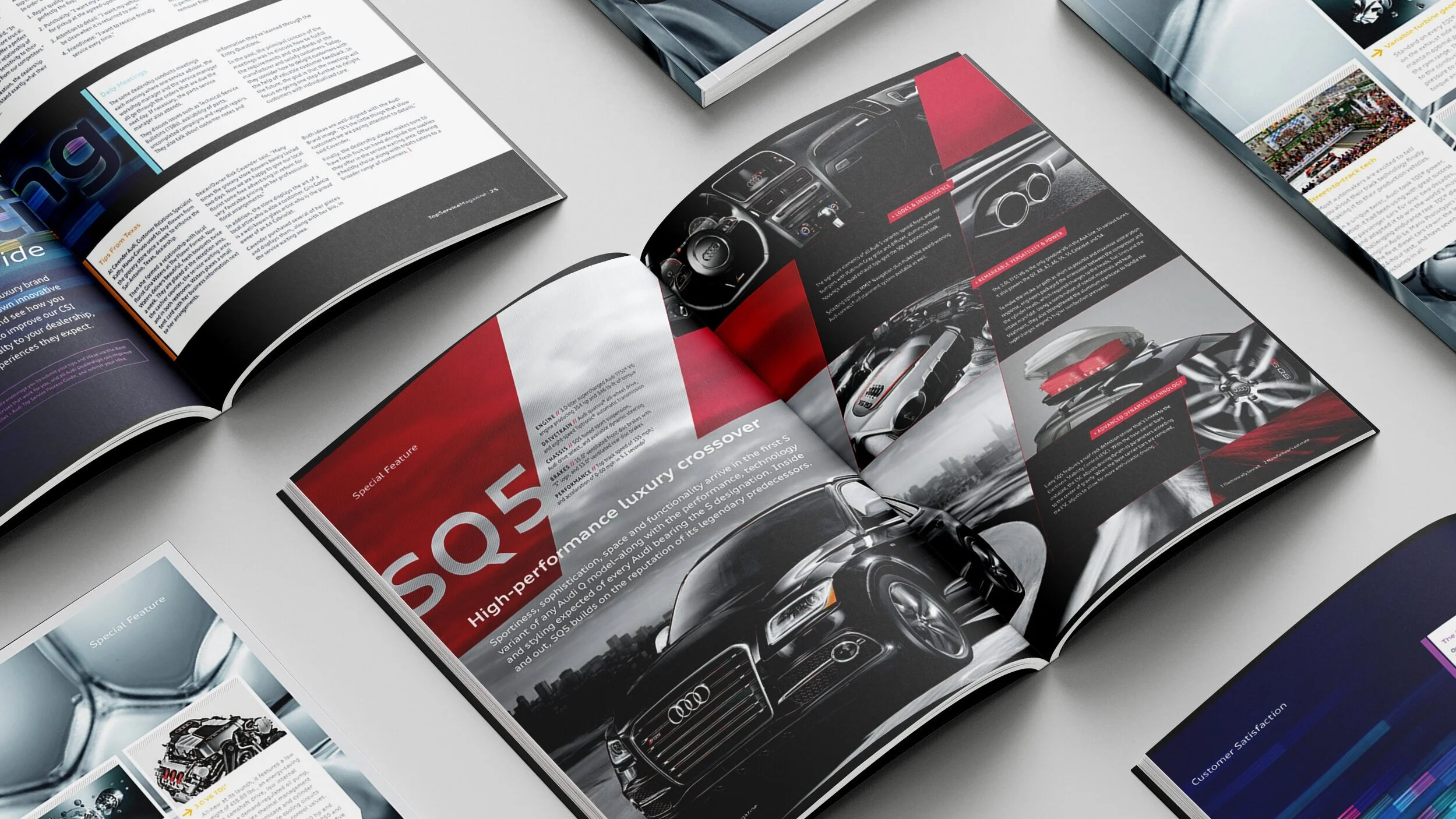 Latcha+Associates / 2012-2016 / Top Service Magazine / Art Direction, Design